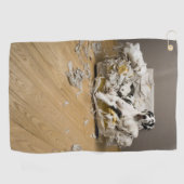 Harlequin Grote Deen Op Kauwbank Golf Handdoek (Horizontaal)