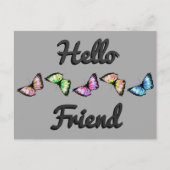 "Harlequin" (Hallo vriend) Briefkaart (Voorkant)