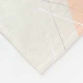 Harlequin Hopscotch - Argyle Pattern Fleece Deken (Hoek)