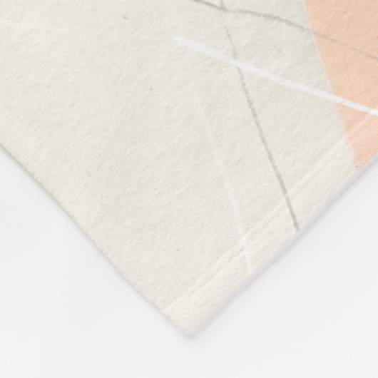 Harlequin Hopscotch - Argyle Pattern Fleece Deken (Hoek)