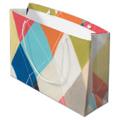 Harlequin Hopscotch - Argyle Pattern Groot Cadeauzakje (Achterkant Gekanteld)