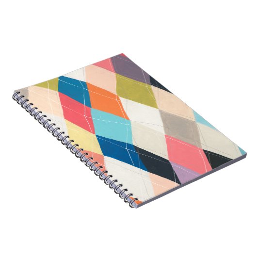 Harlequin Hopscotch - Argyle Pattern Notitieboek (Rechterzijde)
