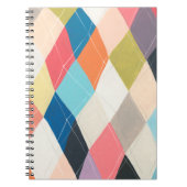 Harlequin Hopscotch - Argyle Pattern Notitieboek (Voorkant)