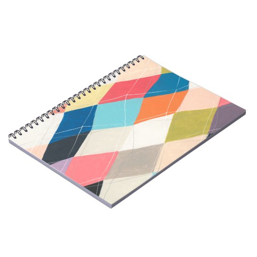 Harlequin Hopscotch - Argyle Pattern Notitieboek (Linkerzijde)