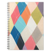 Harlequin Hopscotch - Argyle Pattern Notitieboek (Voorkant)