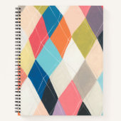 Harlequin Hopscotch - Argyle Pattern Notitieboek (Voorkant)