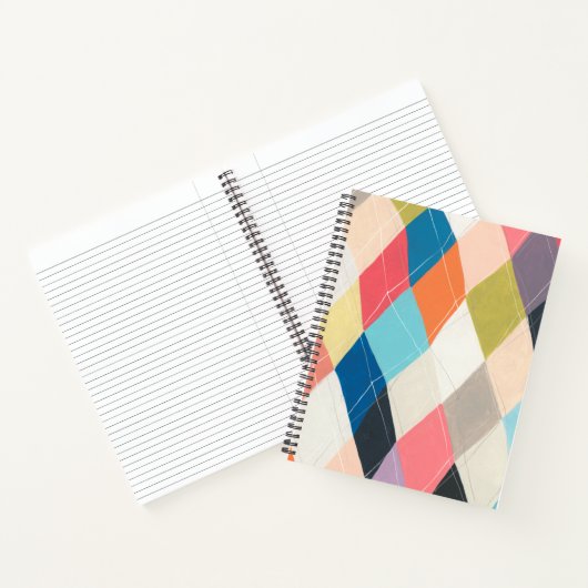 Harlequin Hopscotch - Argyle Pattern Notitieboek (Binnen)