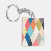 Harlequin Hopscotch - Argyle Pattern Sleutelhanger (Voorkant Links)
