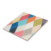 Harlequin Hopscotch - Argyle Pattern Tegeltje (Zijkant)