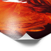 Harlequin in het Sinaasappel bij het carnaval van Foto Afdruk (Hoek)