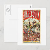 Harlequin - in nood briefkaart (Voorkant / Achterkant)