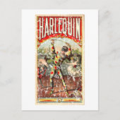 Harlequin - in nood briefkaart (Voorkant)