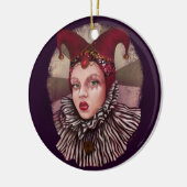 Harlequin Jester  Keramisch Ornament (Links)