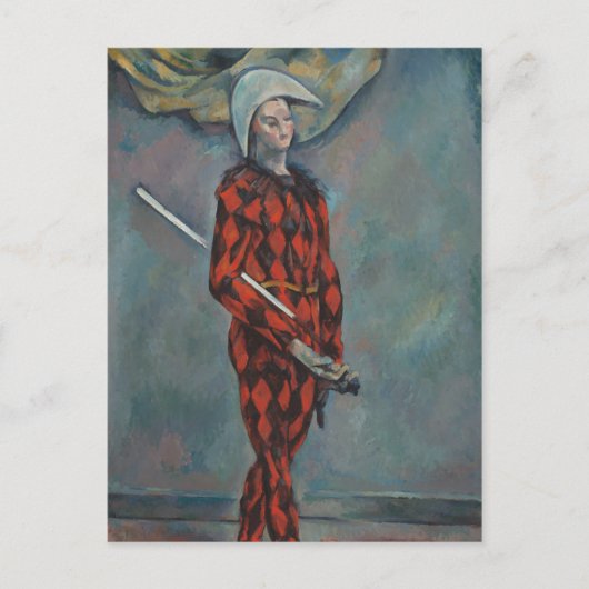 Harlequin (Joker) (door Paul Cézanne) Briefkaart (Voorkant)