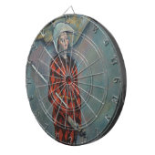 Harlequin (Joker) (door Paul Cézanne) Dartbord (Voorkant Rechts)