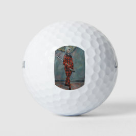 Harlequin (Joker) (door Paul Cézanne) Golfballen
