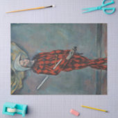 Harlequin (Joker) (door Paul Cézanne) Tissuepapier (Craft)