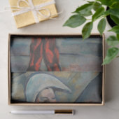 Harlequin (Joker) (door Paul Cézanne) Tissuepapier (Geschenk)