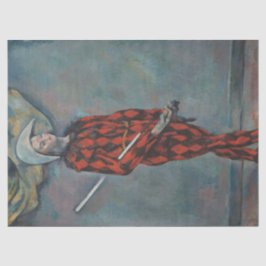 Harlequin (Joker) (door Paul Cézanne) Tissuepapier