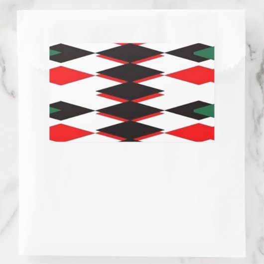 Harlequin Jokers Deck Rechthoekige Sticker (Tas)