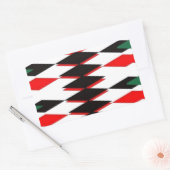 Harlequin Jokers Deck Rechthoekige Sticker (Envelop)