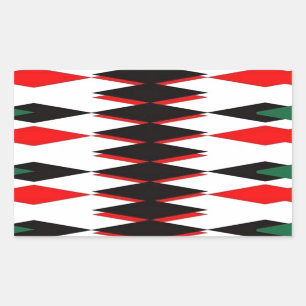 Harlequin Jokers Deck Rechthoekige Sticker