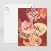 Harlequin Kiss Briefkaart (Voorkant / Achterkant)