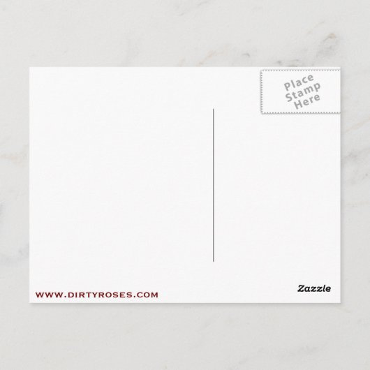 Harlequin Kiss Briefkaart (Achterkant)