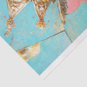 Harlequin Koningin Abstract Groot Meubel Decoupage Tissuepapier (Detail)