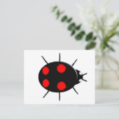 Harlequin Ladybird Briefkaart (Staand voorkant)
