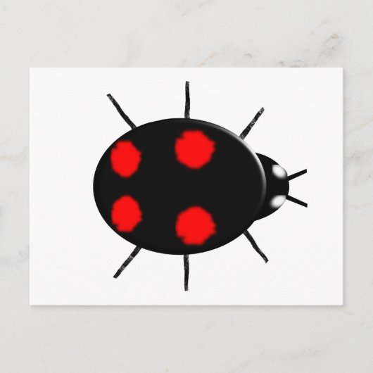 Harlequin Ladybird Briefkaart (Voorkant)