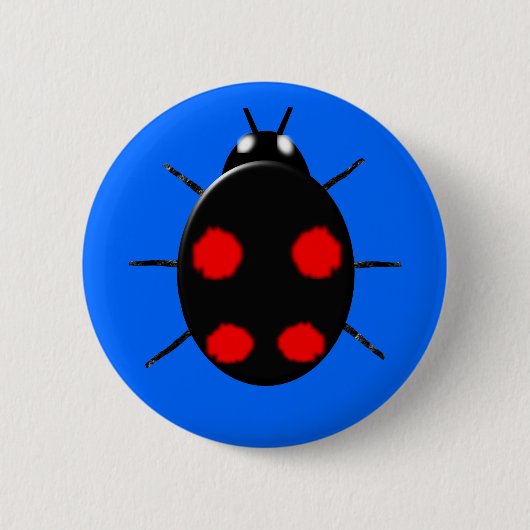 Harlequin Ladybird Button (Voorkant)