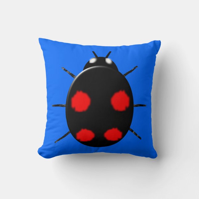 Harlequin Ladybird Pillow Kussen (Voorkant)