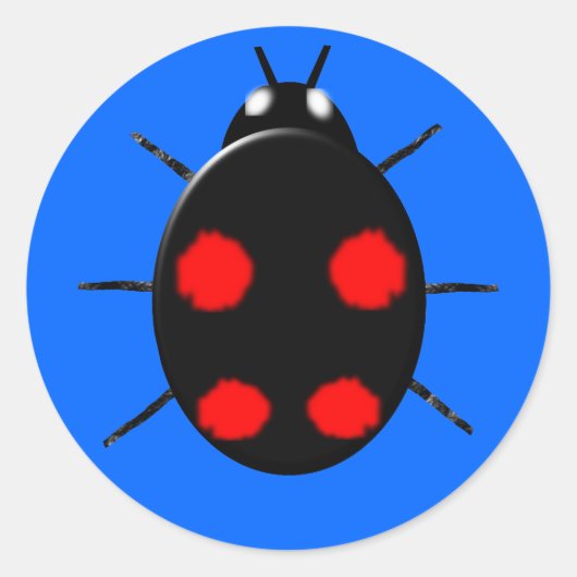 Harlequin Ladybird Sticker (Voorkant)