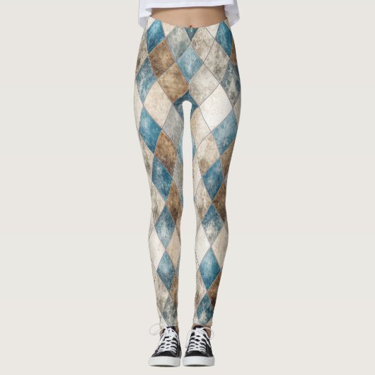 Harlequin-Leggings in nood Leggings (Voorkant)