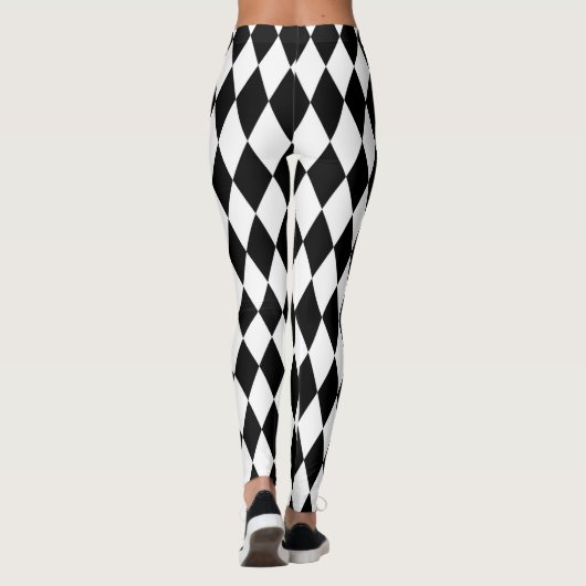 Harlequin Leggings Queen Freddie Mercury (Achterkant)
