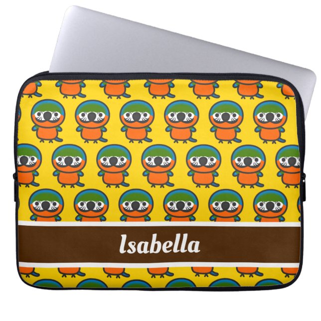 Harlequin Macaw Laptop Sleeve (Voorkant)