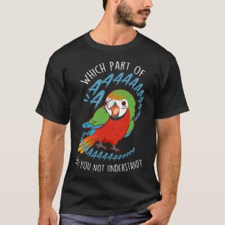 Harlequin Macaw Parrot Aaaa T-shirt