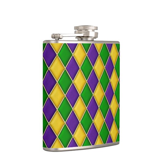 Harlequin Mardi Gras Heupfles (Rechts)