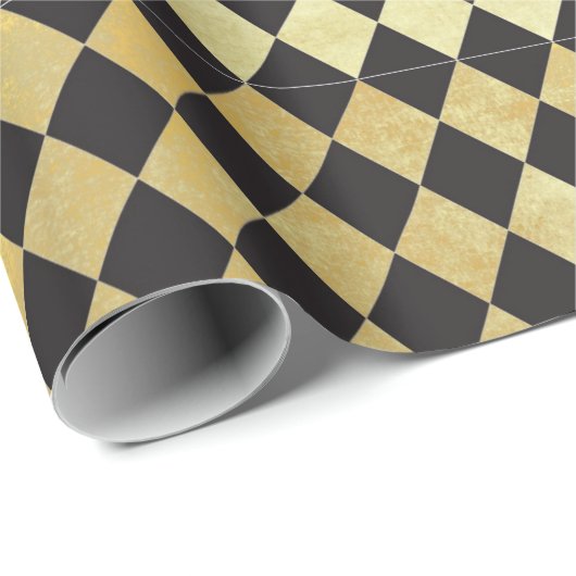 Harlequin, , met nood en zwart cadeaupapier (Rol Hoek)