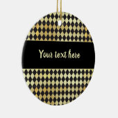 Harlequin, , met nood en zwart keramisch ornament (Rechts)