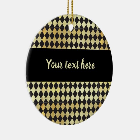 Harlequin, , met nood en zwart keramisch ornament (Rechts)