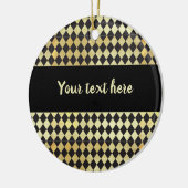 Harlequin, , met nood en zwart keramisch ornament (Links)