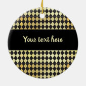 Harlequin, , met nood en zwart keramisch ornament (Achterkant)