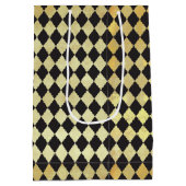 Harlequin, , met nood en zwart medium cadeauzakje (Achterkant)