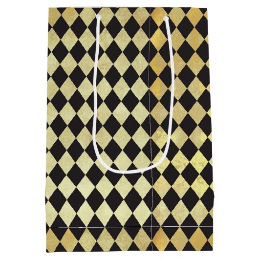 Harlequin, , met nood en zwart medium cadeauzakje (Achterkant)