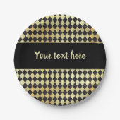 Harlequin, , met nood en zwart papieren bordje (Voorkant)