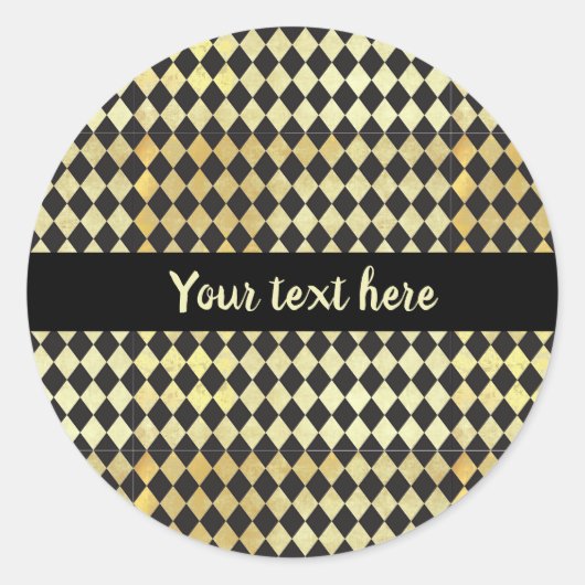 Harlequin, , met nood en zwart ronde sticker (Voorkant)