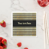 Harlequin, , met nood en zwart servet (Insitu)