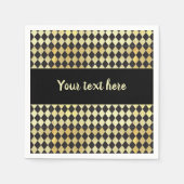 Harlequin, , met nood en zwart servet (Voorkant)